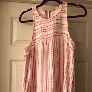 Lou & Grey red and white sundress size small
